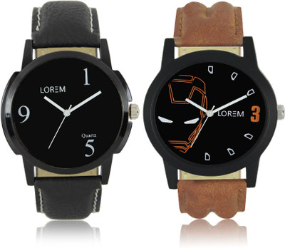 

LOREM W06-4-6 New Stylish Best Designer Combo Hand Watch - For Men