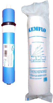 

Shopping Store RO service Earth100 Membrane Solid Filter Cartridge(5.0E-5, Pack of 2)