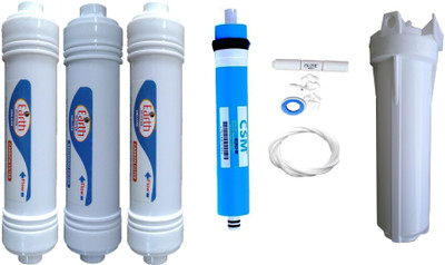 

Shopping Store 1 Year CSM membrane with Inline set Solid Filter Cartridge(0.001, Pack of 9)