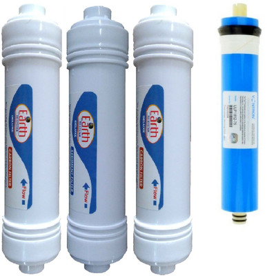 

Shopping Store 1 Year RO service Kit,vontron with Inline set Solid Filter Cartridge(0.001, Pack of 4)