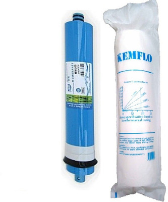 

Earth Ro System 1 year ro services kit with hitech membrane Solid Filter Cartridge(5.0E-4, Pack of 2)