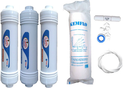 

Earth Ro System Earthrosystem 1 Year RO service Kit with Inline set mod1 Solid Filter Cartridge(0.001, Pack of 8)