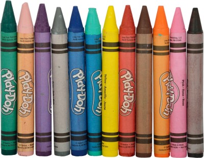 

Play-Doh 12 Count Jumbo Crayons, Washable