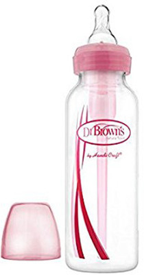 

Dr. Brown's Narrow Neck Options Pink Bottle - 250 ml(Pink)
