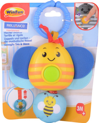 

Winfun Wriggles 'N Giggles Musical Rattle Butterfly Rattle(Multicolor)