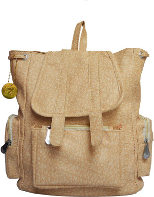 

Fashion Knockout New Model College Pithu Bags 4 L Backpack(Beige)