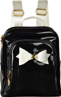 

Bazaar Pirates Twisted Bow 5 L Backpack(Black), Mini designer black