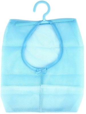 

Swarish Cloth Storage Hanging Laundry Net Mashed Pinch Bag Organizer Multipurpose Bag(Multicolor, 5 L)