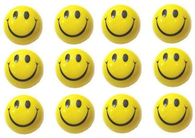 

Forever Online Shopping smiley balls yellow Jumping Ball(Pack of 12, Yellow)