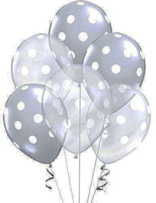 

PARTY PROPZ Printed FROZEN BIRTHDAY DECORATION/ POLKA DOT BALLOON(SET OF 10)/ FROZEN PARTY SUPPLIES Balloon(Multicolor, Pack of 10)