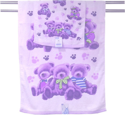 

Welhouse India Jacquard 300 GSM Bath, Hand Towel Set(Pack of 2, Pink)