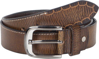 

Tony Brown Men Casual Brown Genuine Leather Belt