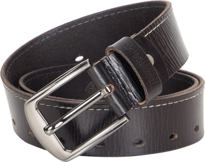 Tony Brown Men Casual Black Genuine Leather Belt
