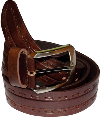 

Style 98 Men Formal, Casual, Party Brown Genuine Leather Belt