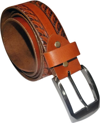

Style 98 Men Formal, Casual, Party Brown Genuine Leather Belt