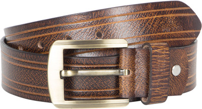 

Tony Brown Men Casual Brown Genuine Leather Belt