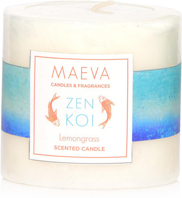 

MAEVA SPA PILLAR 3X3 Candle(White, Pack of 1)