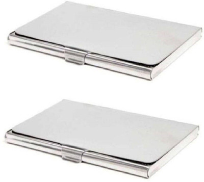 

Stylzone 6 Card Holder(Set of 2, Silver)