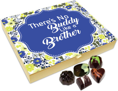 

Chocholik Rakhi Gift Box - My Brother Is My Buddy Chocolate Box For Brother / Sister - 20pc Truffles(240 g)