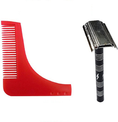 

Kabello Traditional Style Men Safety Razor & Beard Comb For Shaving Tool(Set of 1)