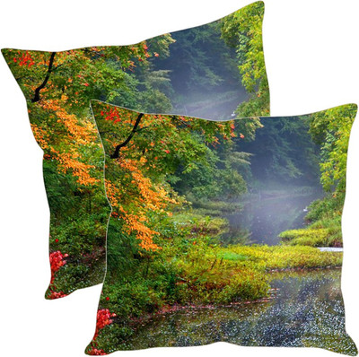 

Sleep Nature's Printed Cushions Cover(Pack of 2, 40.63 cm*40.63 cm, Multicolor)