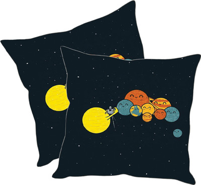 

Sleep Nature's Printed Cushions Cover(Pack of 2, 30.63 cm*30.63 cm, Multicolor)