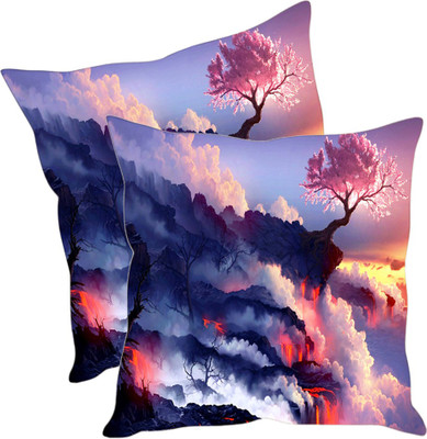 

Sleep Nature's Printed Cushions Cover(Pack of 2, 30.63 cm*30.63 cm, Multicolor)