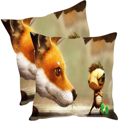 

Sleep Nature's Printed Cushions Cover(Pack of 2, 30.63 cm*30.63 cm, Multicolor)