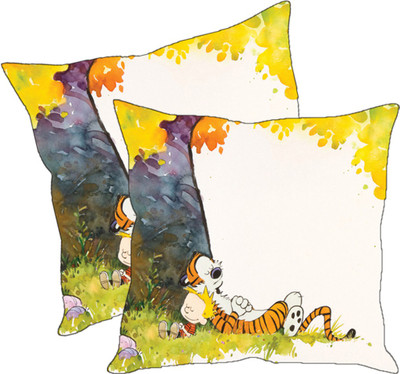 

Sleep Nature's Printed Cushions Cover(Pack of 2, 30.63 cm*30.63 cm, Multicolor)