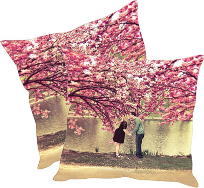 

Sleep Nature's Printed Cushions Cover(Pack of 2, 30.63 cm*30.63 cm, Multicolor)