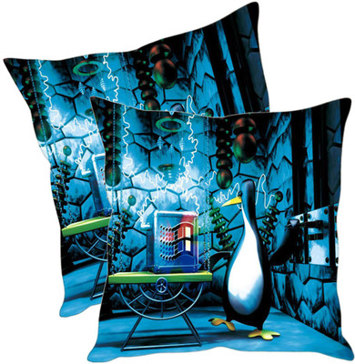 

Sleep Nature's Printed Cushions Cover(Pack of 2, 30.63 cm*30.63 cm, Multicolor)