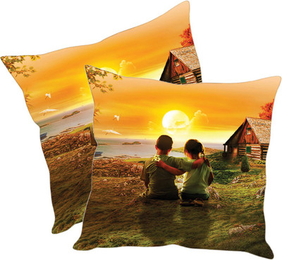 

Sleep Nature's Printed Cushions Cover(Pack of 2, 40.63 cm*40.63 cm, Multicolor)