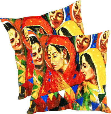 

Sleep Nature's Printed Cushions Cover(Pack of 2, 40.63 cm*40.63 cm, Multicolor)