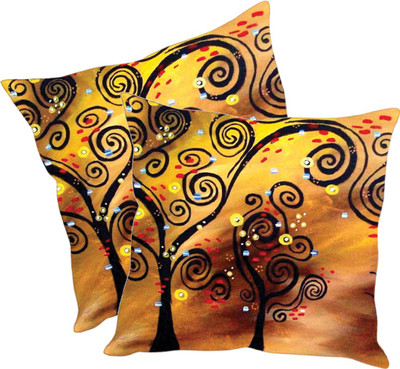 

Sleep Nature's Printed Cushions Cover(Pack of 2, 30.63 cm*30.63 cm, Multicolor)