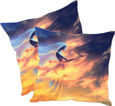 

Sleep Nature's Printed Cushions Cover(Pack of 2, 30.63 cm*30.63 cm, Multicolor)