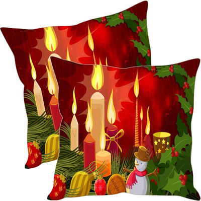 

Sleep Nature's Printed Cushions Cover(Pack of 2, 40.63 cm*40.63 cm, Multicolor)