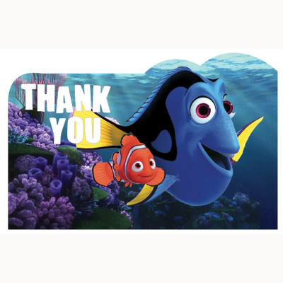 

PARTY PROPZ Multicolor FINDING DORY BIRTHDAY DECORATION/THANK YOU TAGS 12 PCS/ FINDING DORY PARTY SUPPLIES - 12 g