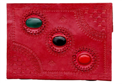

Anshika International A5 Diary(genuine leather handmade notebook diary, Red)