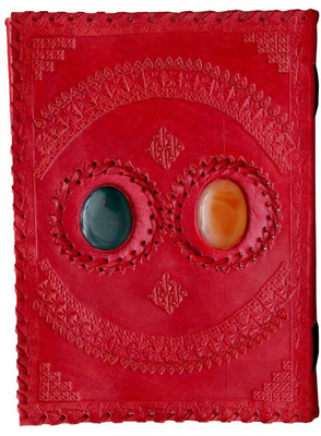 

Anshika International A5 Diary(genuine leather handmade notebook diary, Red)