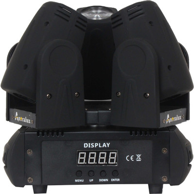 

Anoralux 3 x 10 W Beam LED Mini Moving Head Light Single Disco Ball(Ball Diameter: 26 cm)