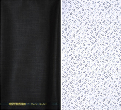 KUNDAN SULZ GWALIOR Polycotton Self Design Shirt & Trouser Fabric