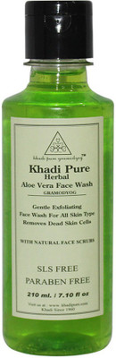 

Khadi Pure Herbal Aloevera Face Wash SLS-Paraben Free Face Wash(210 ml)