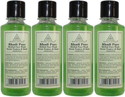 

Khadi Pure Herbal Neem, Teatree & Basil Face Wash(840 ml)