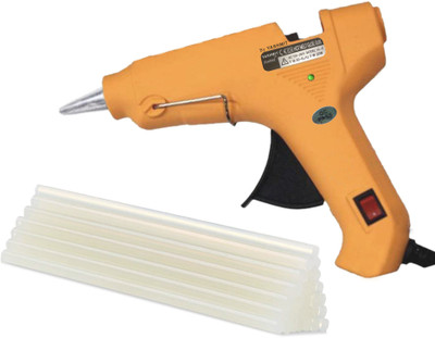 

Yashmit Bluebird Orange Mini 20 Watt Blue on off Switch with 30 Hot Melt Sticks Standard Temperature Corded Glue Gun(7 mm)