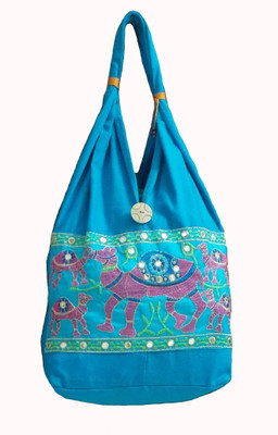 

rosy Hand-held Bag(Blue)