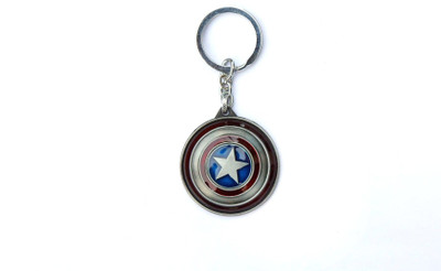 

nishacreations CAPTAIN AMERICA ROTATING SHIELD Key Chain
