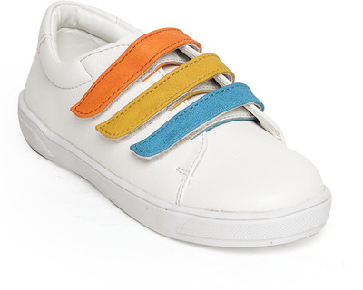 

Bruno Manetti Boys & Girls Velcro Sneakers(White