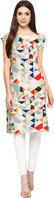 AIS Always In Style Women Printed Straight Kurta(Multicolor) Flipkart