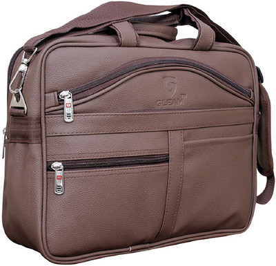 

Gleam 15.6 inch Laptop Messenger Bag(Brown)