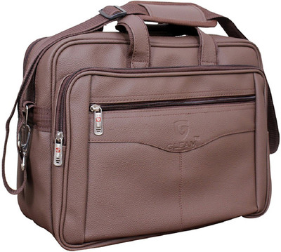

Gleam 15.6 inch Laptop Messenger Bag(Brown)